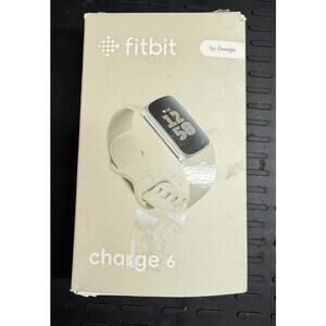Fitbit Charge 6 Activity and Fitness Tracker w/GPS Porcelain OPEN BOX Actie